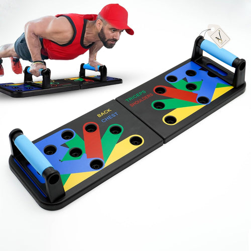 PeakForm Foldable Fitness Push up Board (Back, Shoulders, Chest ,Triceps)
