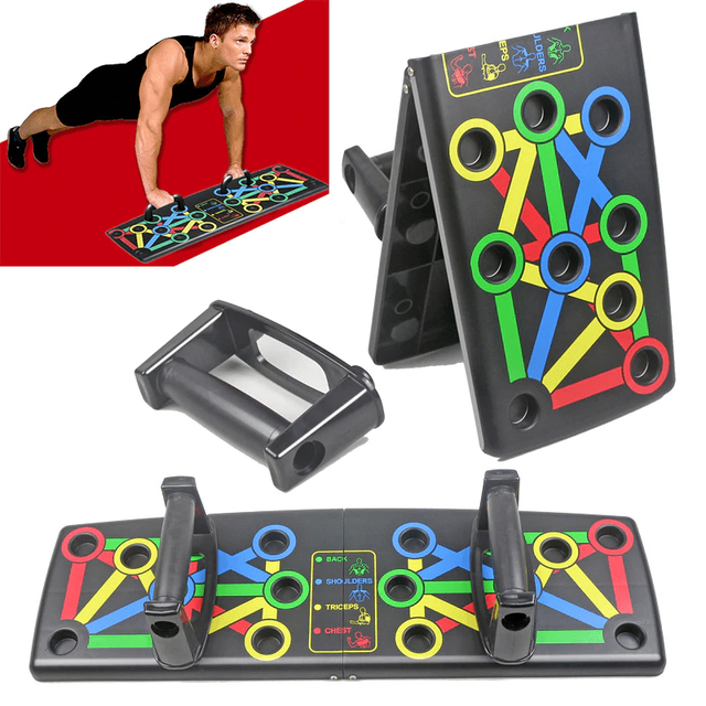 PeakForm Foldable Fitness Push up Board (Back, Shoulders, Chest ,Triceps)