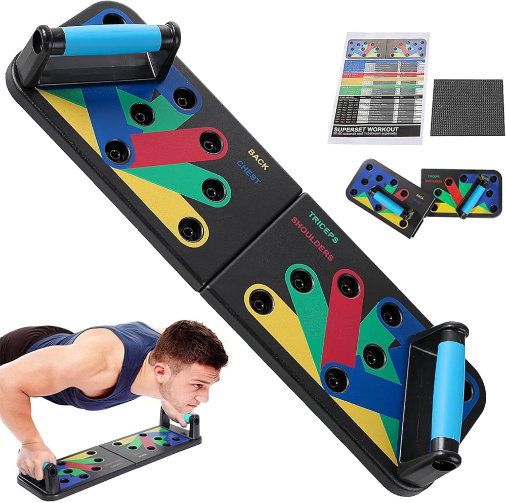 PeakForm Foldable Fitness Push up Board (Back, Shoulders, Chest ,Triceps)